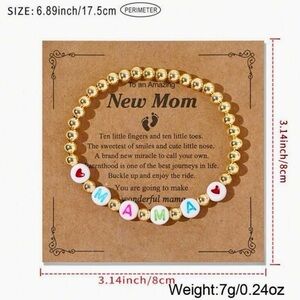 New mom  gift, stretch bracelet​​​​​​​